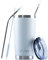 FAB | Vacuum Insulated Tumbler with Lid & Straw 560ml (20oz)| Reusable Stainless Steel Flask for Hot & Cold Drink | Iced Coffee Cup | Travel Mug | BPA Free - Cold Grey