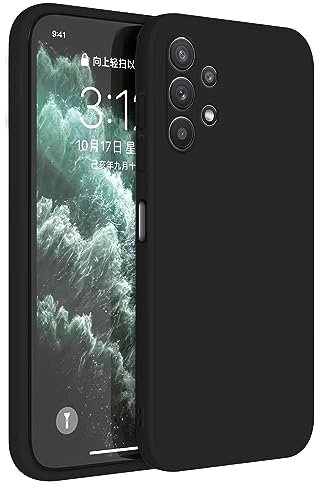 Topme Handyhülle Hülle Fur Samsung Galaxy A32 4G (6.4 Inches) Case Schutzhülle, Hautschutz Aus TPU Silikonhülle - Schwarz