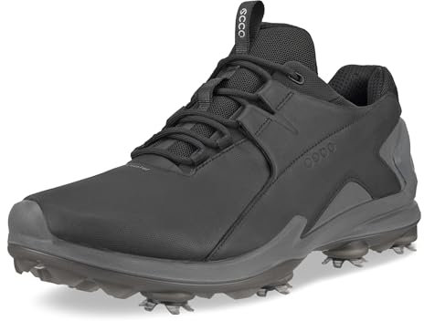 ECCO Biom Tour Spiked Golf Shoes 131904 Black 01001 EU43 UK 9-9.5