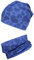TupTam Mädchen Kinder Beanie Mütze Schlauchschal 2er Set Herbst Winter gefütterte Übergangsmütze mit Loop, Farbe: Jersey zweilagig - Herzen Dunkelblau, Hat Size: 56