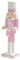 30 cm lustiger Ausdruck weißes Haar eingelegter Soldat Figur rosa Glitzer Nussknacker Soldat Spielzeug Ornament Heimdekoration Soldat