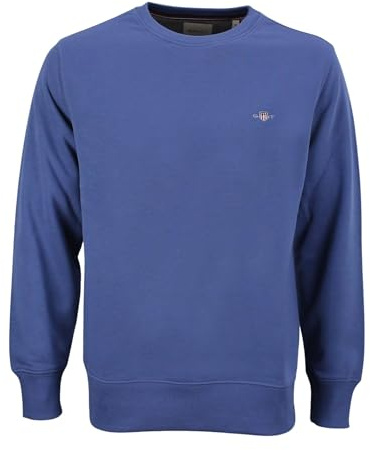 GANT REG Shield C-Neck Sweat, Blue (vintage blue), XL