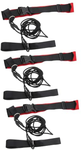 Yardwe 3st Elastisches Seil Schwimmwiderstandsleine Bungee Schwimmen Schwimmtrainer Statisches Schwimmen Statischer Schwimmgürtel Pool-trainingsgeräte Einstellen Erwachsener Gurtband