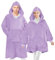 Emily´s Check Hoodie Oversize Kuschelfleece mit Kapuze und Bauchtasche 1584.2299, Uni Größe L-XXL, Flieder