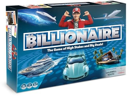 Billionaire | Board Game | From the Makers of Football Billionaire | Family Board Game for Kids and Adults | Ages 8+ | Strategy Game for 2-6 Players | New Edition