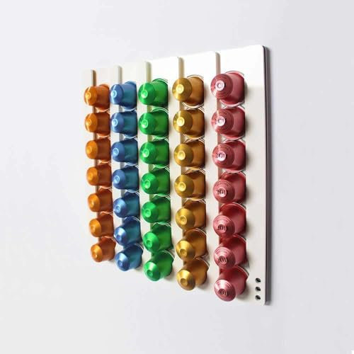 Contenitore Porta Capsule Caffe, Contenitore Capsule Caffe a Cassetto 40cmx22cmx6cm