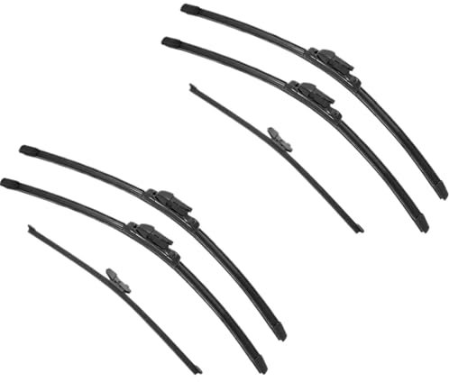 SZYNBQ Wischblatt Kompatibel Mit VW Für Passat B8 Für Estate 2015 2016 2017 2018 2019 2020 Autowischer Vorne Und Hinten Scheibenwischer Zubehör Allwetterwischer(6PCS)