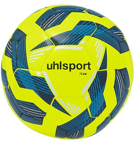 uhlsport Team Football Ballons de Foot d'équipe - Ballons d'entraînement durables pour l'entraînement d'équipe - Football pour Enfants et éveil, Taille 3, Taille 4 et Taille 5