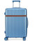 RMW Large Suitcase Luggage Trolley Hard Shell PC+ABS Lightweight Durable Suitcases Aluminum Telescopic Handle 3 Digit Combination Lock 4 Dual Spinner Wheels Check in (ICE Blue, Large 28)