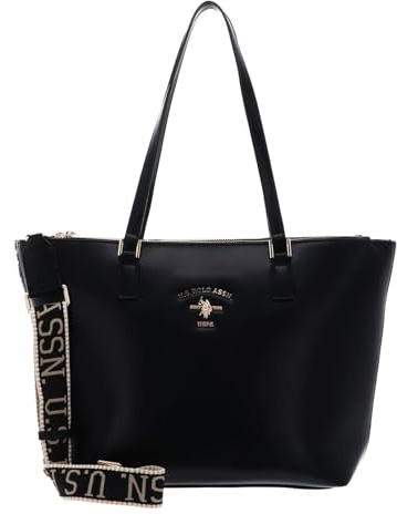 U.S. Polo Assn. Shopper Schultertasche Heat Shopping Bag Black schwarz