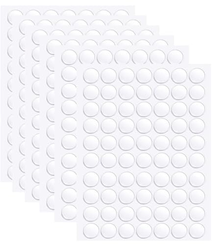 420 Klebepunkte Doppelseitig Transparent 10mm, Nano Klebepads 3 Pack | Spurlos abnehmbar rückstandsfrei, stark haftend, Fotos Ballons Basteln, Wandmontage ohne Bohren, unsichtbar Deko