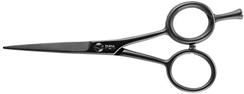 PARSA Men Profi Haarschere/Bartschere mit Mikroverzahnung & rutschsicherem Gummiring – präzise Schneideschere für Männer & Frauen – geeignet für Zuhause & Salons – rostfrei & ergonomisch