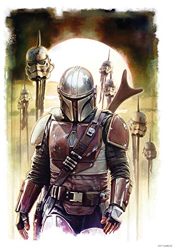 Komar Star Wars Wandbild | Mandalorian Impaler | Dekoration, Poster, Kunstdruck | Größe 50 x 70 cm | WB-SW-016-50x70