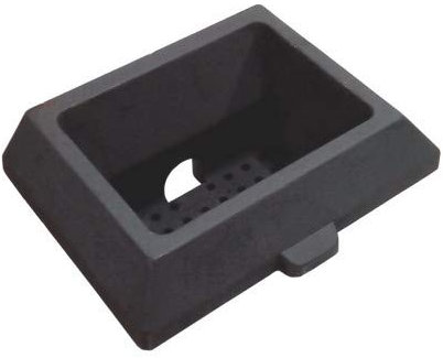 Braciere in ghisa per stufe a pellet, altezza tot. 75mm e larghezza bocca 118mm