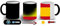 MERCHANDMANIA TAZA MÁGICA BANDERA ESPAÑA PAIS CONSTITUCION magic mug