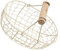 Cabilock 1stk Aufbewahrungskorb Aus Schmiedeeisen Eier-aufbewahrungskorb Aus Draht Brotkorb Obstschale Für Die Küchentheke Körbe Im Landhaus-Vintage-Stil Metall Kosmetik Baby Holzgriff