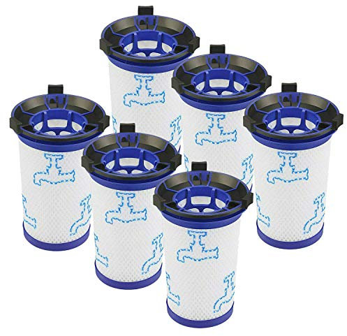 Chuancheng Lot de 6 filtres pour aspirateur Rowenta Air Force 360 ZR009001