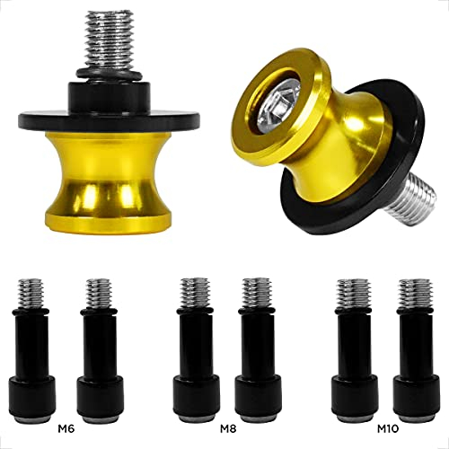 Universal CNC Aluminium Ständeraufnahme Gelb M6X1mm,M8X1.25mm,M10X1.25mm Bobbins Montageständer