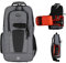 Rollei Fotoliner Ocean Slingbag: Crosspack-Kamerarucksack aus 45 PET-Flaschen, für die kleine Foto-Ausrüstung, inkl. Regenschutz,grau