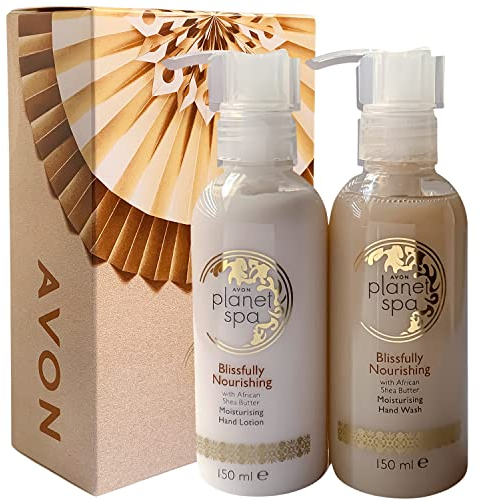 Planet Spa Blissfully Pflegendes Geschenkset bestehend aus Handwäsche 150 ml und Handlotion 150 ml - in Geschenkbox von Avon