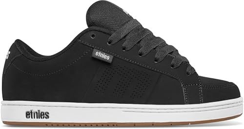 Etnies Herren Kingpin Skate-Schuh, Schwarz Weiß, 41.5 EU