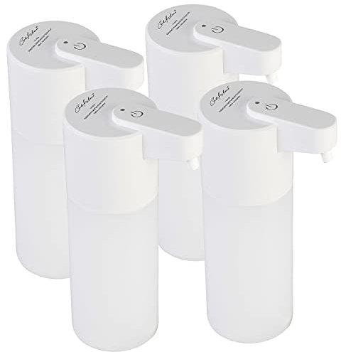 Carlo Milano Desinfektionspender: 4er Set Autom. Akku-Spray-Desinfektionsmittelspender, IR-Sensor,500 ml (Elektroniche Seifenspender, Elektrische Schaumseifenspender)