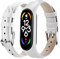 SABSEN Glitzer Leder Armband für Xiaomi Mi Band 4 / Mi Band 3 Armband, Xiaomi Mi Band 4 / Mi Band 3 Lederband Ersatzband mit TPU-Verschluss Kompatibel mit Xiaomi Mi Band 4 / Mi Band 3 Armband (I)