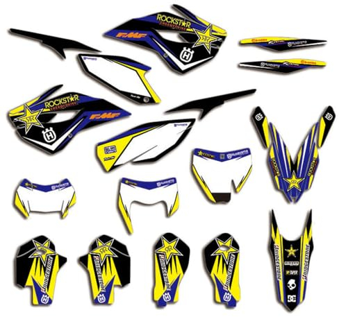 ENARUI Dekor Aufkleber für Husqvarna 125 150 250 300 350 450 501 FE TE 2014 2015 2016 und FC TC FS TX FX 2014 2015