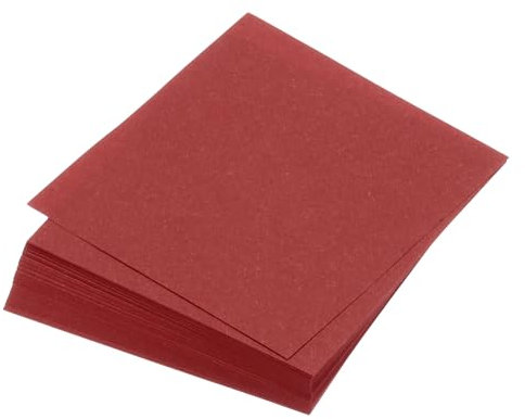 QUARKZMAN 100 Blatt Origami-Papier beidseitig dunkelrot 13 x 13 cm 70 g/m² quadratisches Faltblatt für Kunsthandwerk, Anfänger, Geschenkdekoration