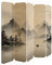 HEALANCY Paravent Raumteiler - 5-teilig Raumtrenner, Druck 1-Seite - Premium QUALITÄT 100% Holz - Raumtrenner - Trennwand Wohnung - Room Divider - Spanische Wand Deko Modern Sichtschutz