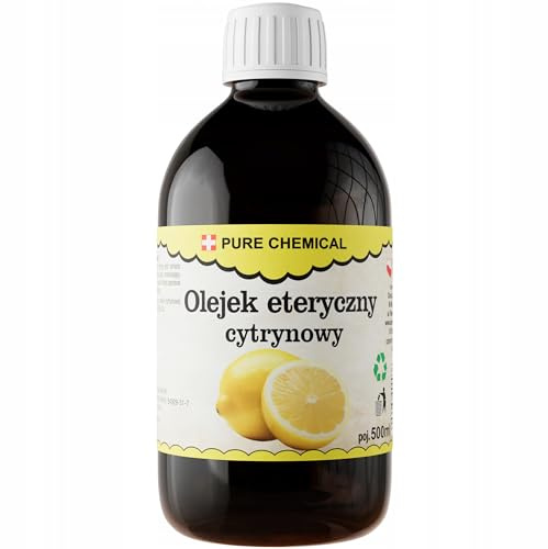 CHOSA Ätherisches Öl Zitrone 500ml | 100% Natürliches Duftöl für Diffuser Aromatherapie, Luftbefeuchter, Sauna & Massage, Intensiver Raumduft