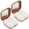 Anneome 2-Pack Case Travel Eye Contacts Box Leakproof Storage Box for Cosmetics Small for Daily Use