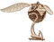 UGEARS Holz-3D-Puzzle - Harry Potter Goldener Schnatz Modellbausatz - DIY-Kit für Erwachsene - 3D Puzzle Harry Potter Puzzleset mit 120 Teilen