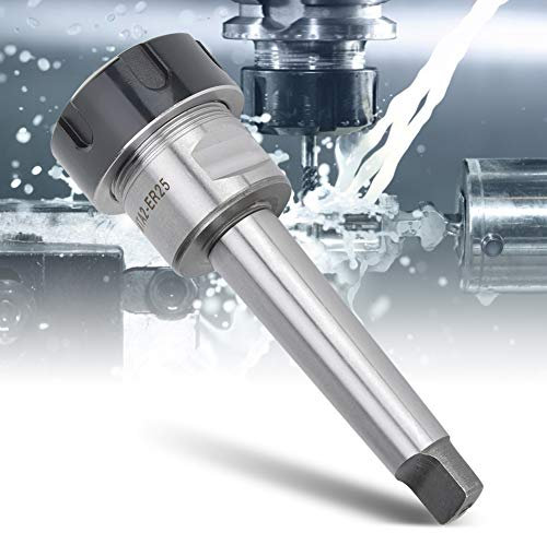 Mini Torno, Herramientas de Torno de Metal de Acero de Alta Velocidad CNC Torno Vástago Vástago Portabrocas para Fresadora MTA2-ER25