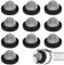 IKOPFLN 10 Stück Wasserhahn Sieb, Wasserhahn dichtung,O Ring Dichtung Dusche Edelstahl Schlauchdichtung Gummi Scheibe Mesh-Gummidichtung Dichtungsringe mit Sieb für 3/4 Zoll Gartenschlauch Brausekopf