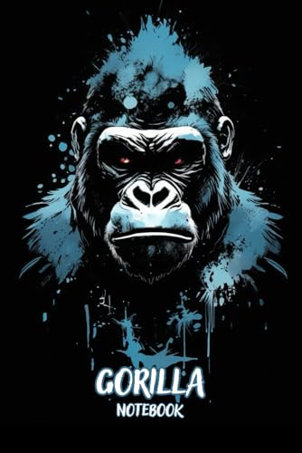 Epic Animal Notebook Journal: Gorilla Cover Notebook For School, College, Office, Work | Wide Lined | 6 x 9 Inches