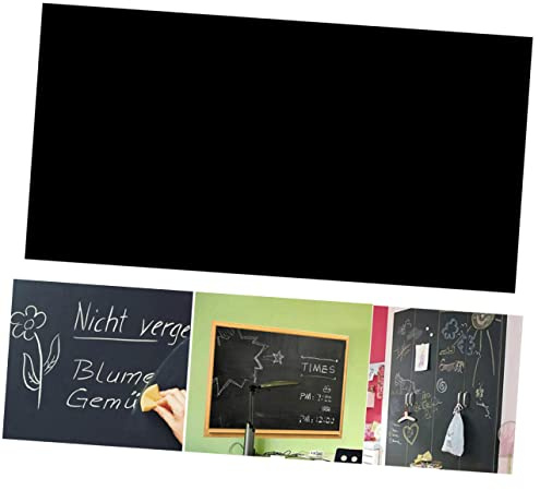 45x100cm Tafelaufkleber Abwischbar aus PVC, Schwarze