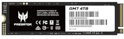 Glowster 4 x 4 TB M.2 NVMe PCIe Gen SSD mit hoher Leistung, ideal für Gaming und schnelle Datenspeicherung.
