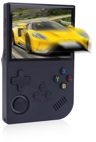 XGB36 Retro Handheld Game Console, 3,5 Zoll 640x480 Bildschirm mit Integrierten 15000 Klassischen Spielen Open Source Linux -System Video Spielekonsole, 3500mah (128G)