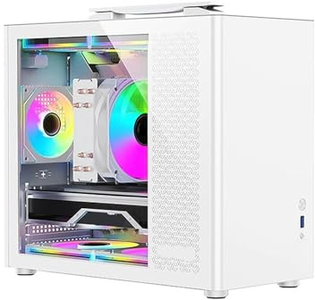 EWAIDI M5 M-ATX - Carcasa para computadora portátil ITX placa madre ATX/SFX fuente de alimentación compatible con U3 Desktop MINI chasis pequeño