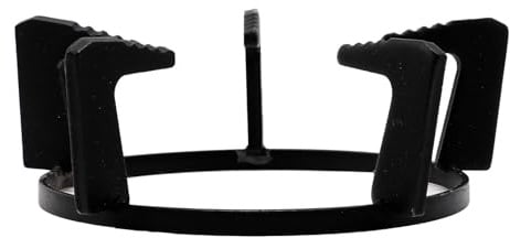 SHINYPASING Supporto per Fornello in Ghisa Antiscivolo, Griglia Rotonda Ispessita per Pentole e Padelle, Staffa Resistente per Piano Cottura a Gas in Cucina e Ristoranti, Accessorio Versatile
