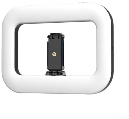 Lampe LED 3 en 1 avec support de pH et pieds stables sans scintillement, éclairage d'angle, pour la photographie en direct, l'enregistrement vidéo, les selfies