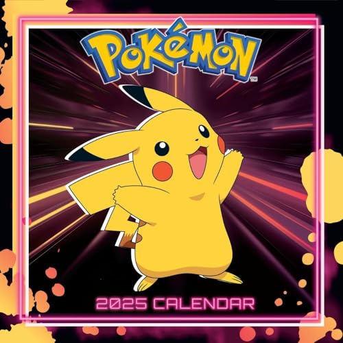 Pokémon 2025 – Wandkalender: Original Danilo-Kalender [Mehrsprachig] [Kalender] (Wall-Kalender)