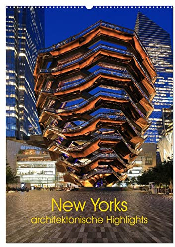 New Yorks architektonische Highlights (Wandkalender 2026 DIN A2 hoch), CALVENDO Monatskalender: In diesem Kalender finden Sie eine Auswahl der ... Highlights in New York City (CALVENDO Orte)