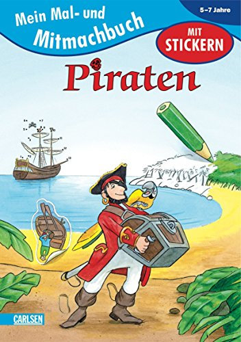 Mal- und Mitmachbuch: Piraten: Mit Stickern