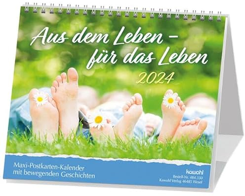 Aus dem Leben - für das Leben 2024: Postkarten-Kalender mit Geschichten