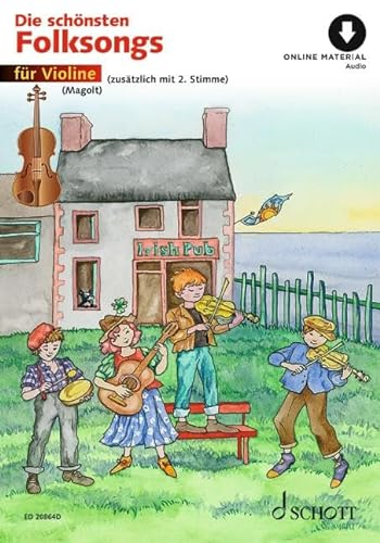 Die schönsten Folksongs: 1-2 Violinen.