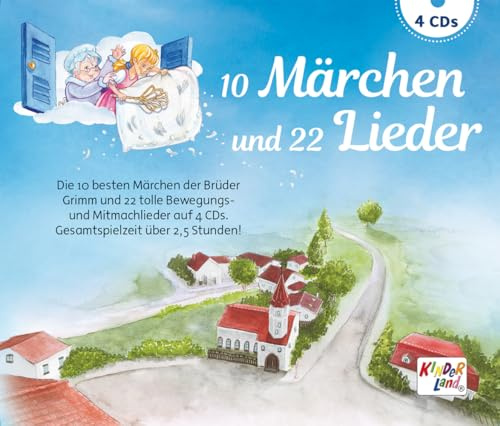 10 Märchen und 22 Lieder: Paket mit 4 Audio-CDs