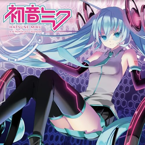 HATSUNE MIKU 16 MONTH 2025 WALL CALENDAR