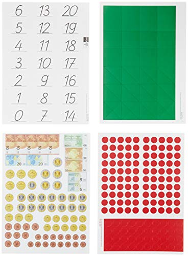 Nussknacker 1: Beilage zum Schulbuch: Zehner und Einer, Geoplättchen, Rechengeld und Zahlenkarten 1 (5er Paket) Klasse 1 (Nussknacker. Ausgabe ab 2009)